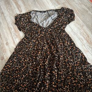 Urban Outfitters Black Floral Dress
